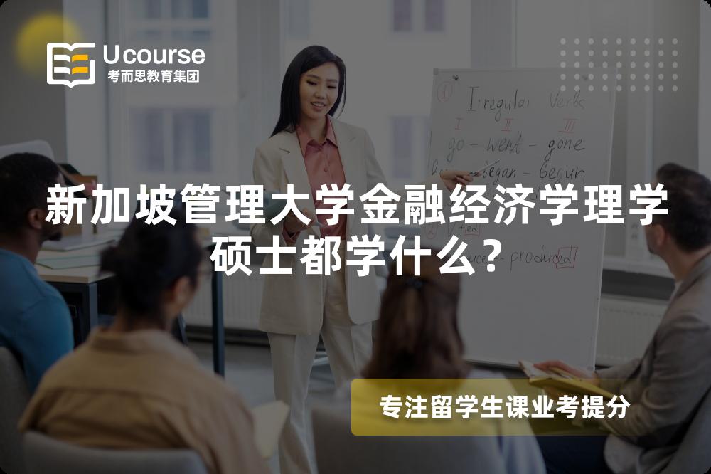 新加坡管理大學(xué)金融經(jīng)濟(jì)學(xué)理學(xué)碩士都學(xué)什么？