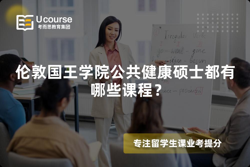 倫敦國王學院公共健康碩士都有哪些課程？