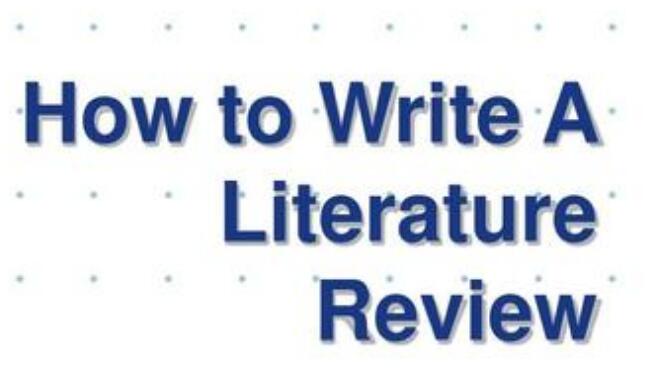 怎么写literature review?