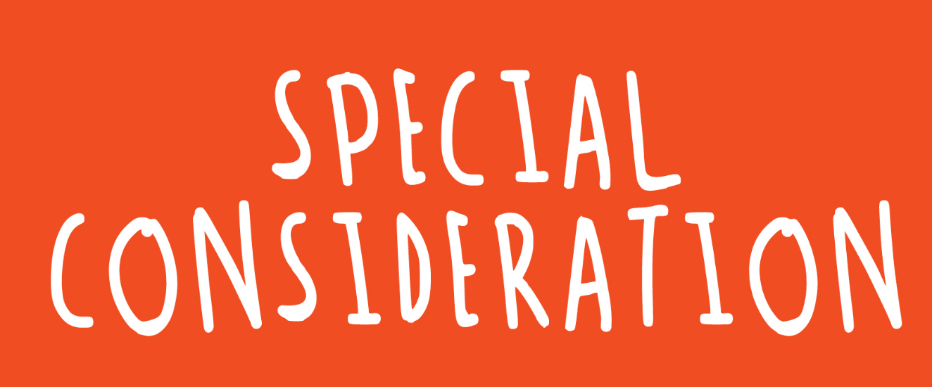 Special Consideration指导