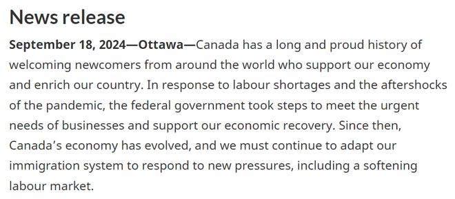 加拿大再次宣布收緊移民政策，學(xué)簽數(shù)量進(jìn)一步削減！