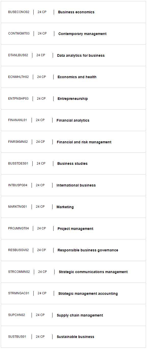 莫納什大學(xué)Master of Business選課指導(dǎo)
