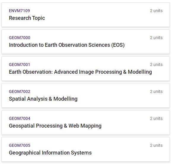 UQ GIS選課指導
