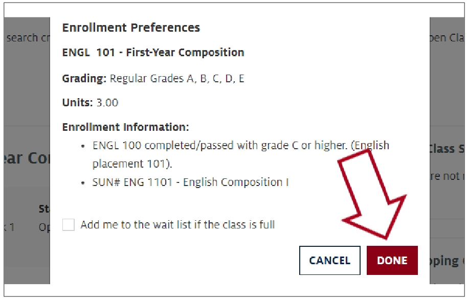 亚利桑那大学选课